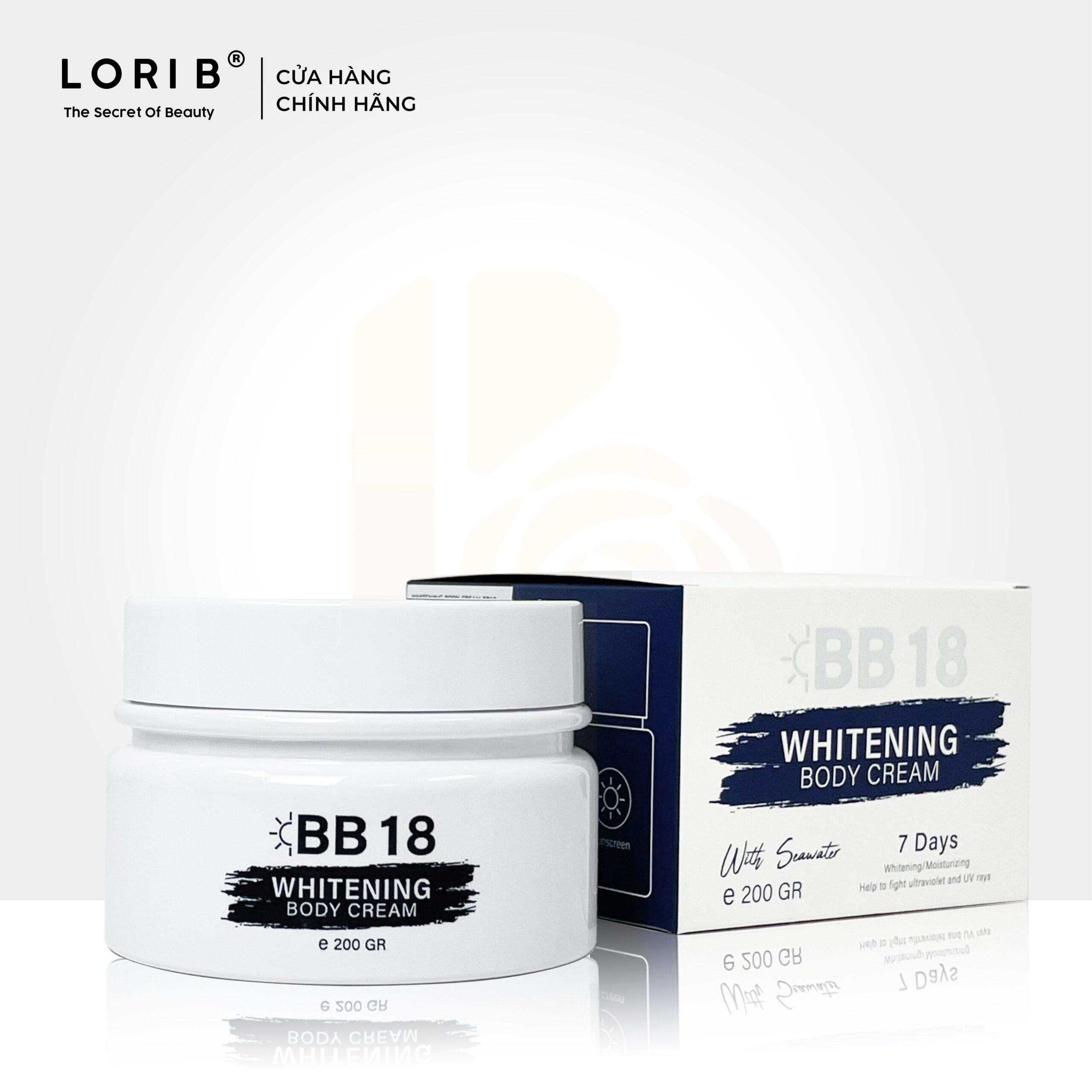 Kem dưỡng trắng da toàn thân BB18