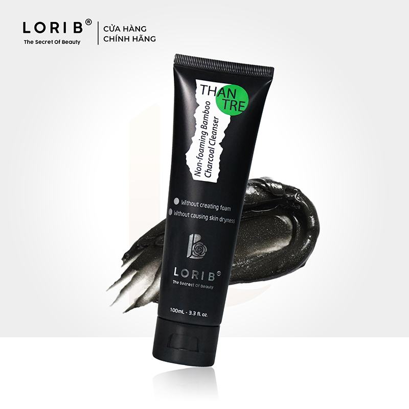 Sữa rửa mặt than tre không bọt Lori B Sữa rửa mặt than tre không bọt Lori B